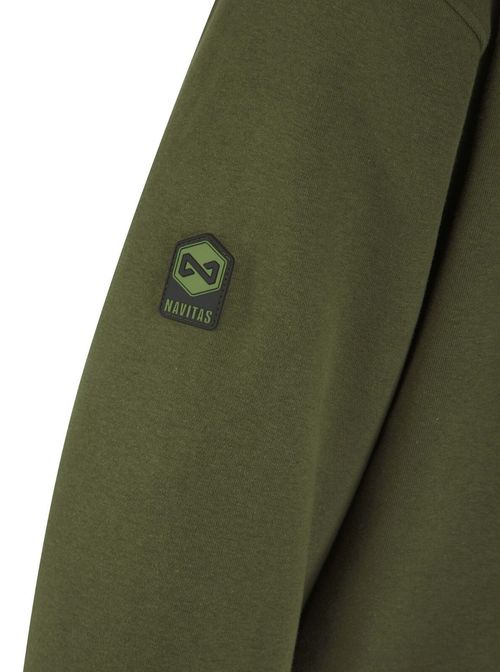 Navitas Sherpa Zip Hoody Green - All Sizes-Carp Fishing Outdoor Camping Clothing — image 2