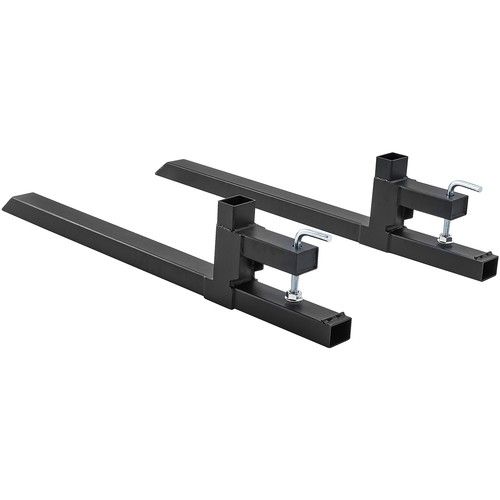 Uimoso Clamp-On Tractor Forks 2000lbs Capacity 43" Heavy-Duty Bucket Attachments