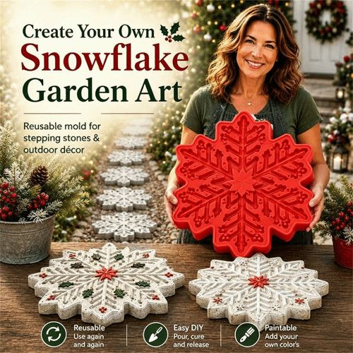 Reusable Stepping Stone Mold Sunflower Shaped Concrete Mold Garden Paver Moulds