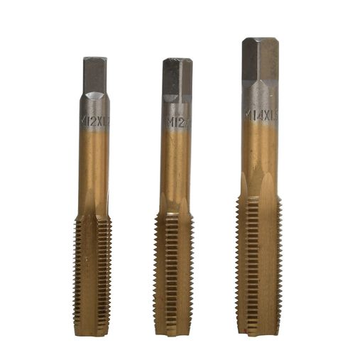 13Pcs Tap & Die Set for Wheel Studs + Nuts Thread Repair M12 x1.25 M12 x 1.5 M14 — image 2