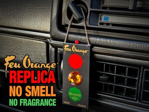 Feu Orange REPLICA Car Air Freshener: '70s, '80s, Retro, Ford, VW - NO FRAGRANCE