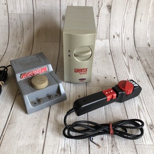 3x Vintage Power Units For Model Railway Use Belkin Slimswitch/Playcraft/Other