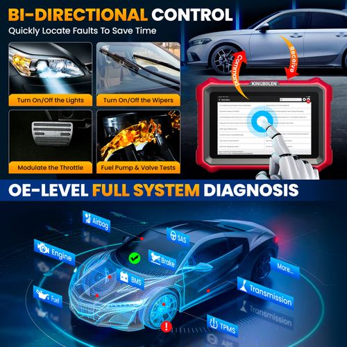 2026 KINGBOLEN K8 ELITE Car OBD2 Scanner Full System Diagnostic Tool ECU Coding — image 6