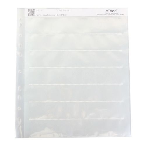 100x Acid-Free Archival Storage Filing Sheets Negative Pages 35mm 135 Film  — image 3
