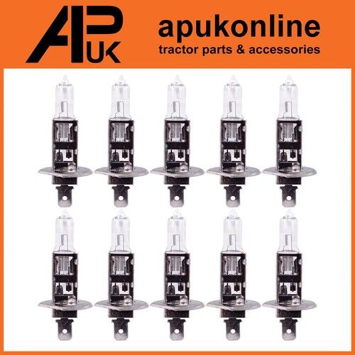 10 Pack of Flexible Flashing Beacon Halogen Light Bulb 55W 12V Tractor Truck Bar