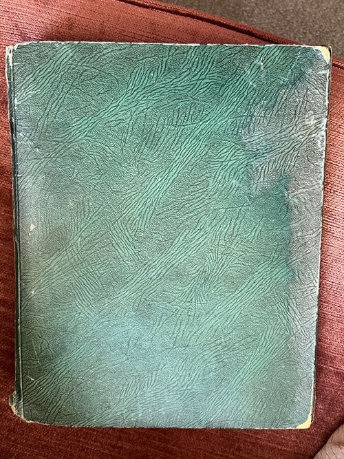 Empty antique postcard album with space for  about 200 cards — image 3