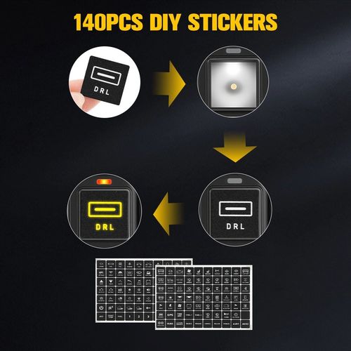 AUXBEAM 6 Gang RGB Slim Switch Panel Toggle LED Light Circuit Relay System Kit — image 15