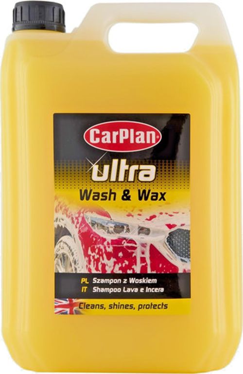 CarPlan POL102 Car Wash Shampoo and Wax Protective Layer 5L Ph Neutral 5 Litre