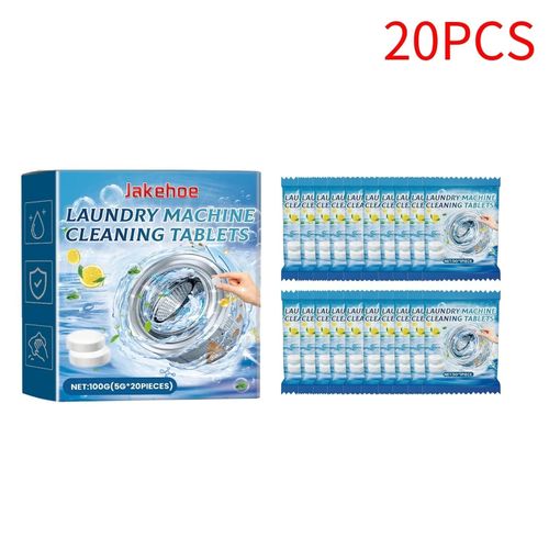 20/40/60pc Washing Machine Cleaner Tablets Deep Descaler Effervescent CleaningUk — image 1