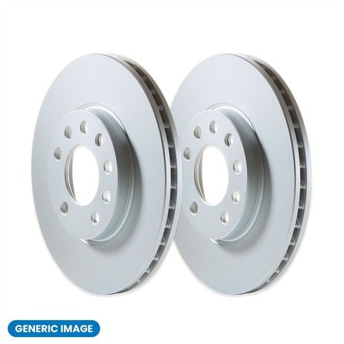 Pair of Vented Front Brake Discs for Opel, Vauxhall