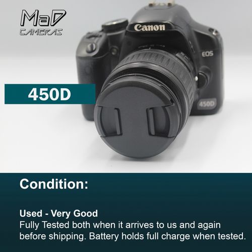Canon EOS 450D Digital SLR Camera Starter Set Bundle Lens + Bag + SD + Strap — image 3