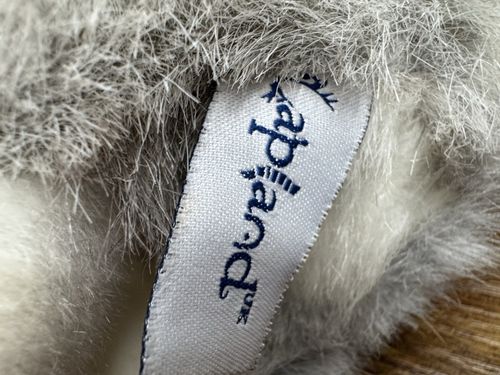 Official Lapland Husky Dog Plush Soft Toy Teddy With Blue Faux Leather Lead 9” — image 6