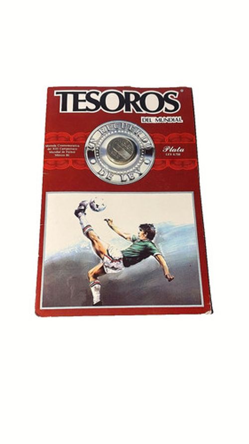 1986 Mexico World Cup $25 Silver Coin (World Cup Treasures)