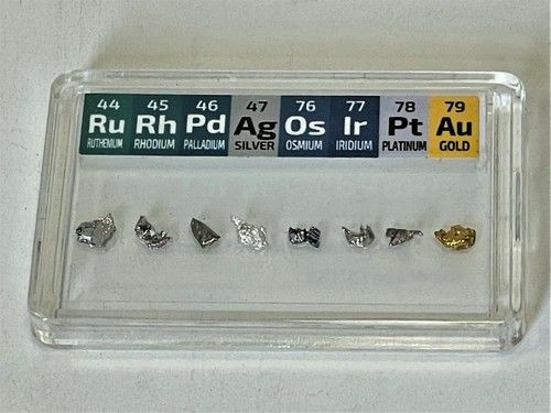 Ruthenium Rhodium Palladium Osmium Iridium Platinum Gold Micro 1 GRAIN Edition 
