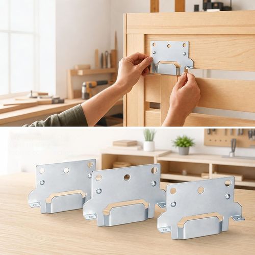 6x For IKEA Skorva Midbeam Bed Mounting Bracket 116791 Bed Frame Support Bracket — image 10