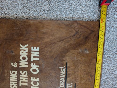 Vintage Scouts Sign Scouting Wooden Social History Large — image 11