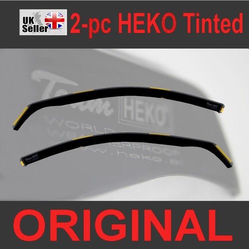 FORD FIESTA MK7 3-door Hatchback or ST 2009-2017 2pc Wind Deflectors HEKO Tinted