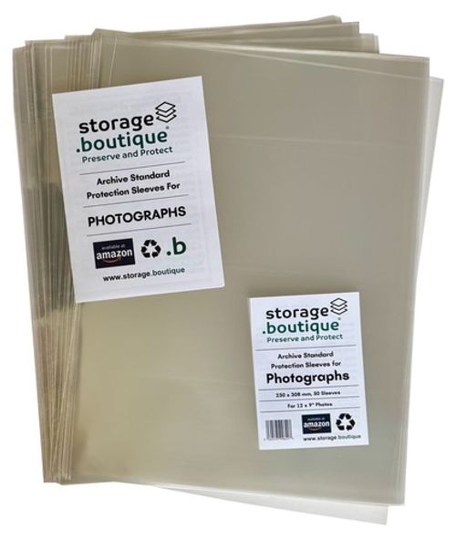 PHOTOGRAPH Protection SLEEVES, ARCHIVE STANDARD, Acid Free, Many Sizes Post FREE