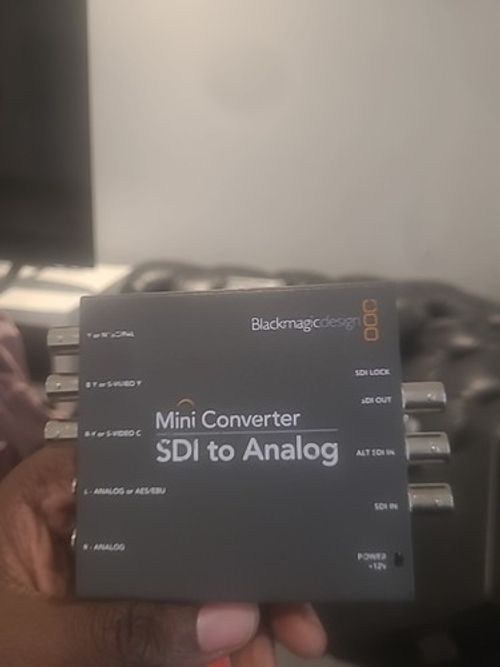 Blackmagic Design Mini Converter SDI to Analog – Tested – No PSU