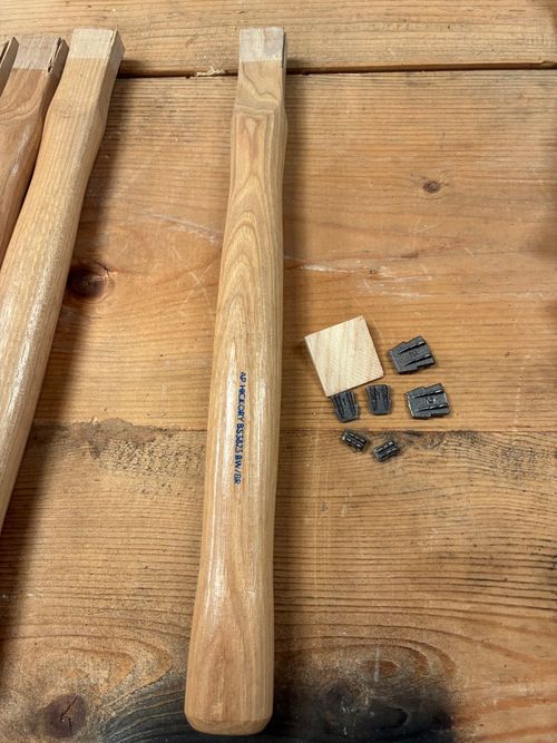 1 x 14” hickory hammer shaft. Hammer handle — image 2