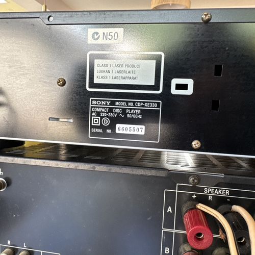 Sony Amplifier F410R with Remote - Sony CDP-XE330 Sony 141 ES Matching Speakers  — image 21