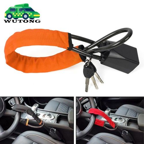 Car Steering Wheel Seat Belt Lock Anti-Theft Security Lock Device For Vehicle
