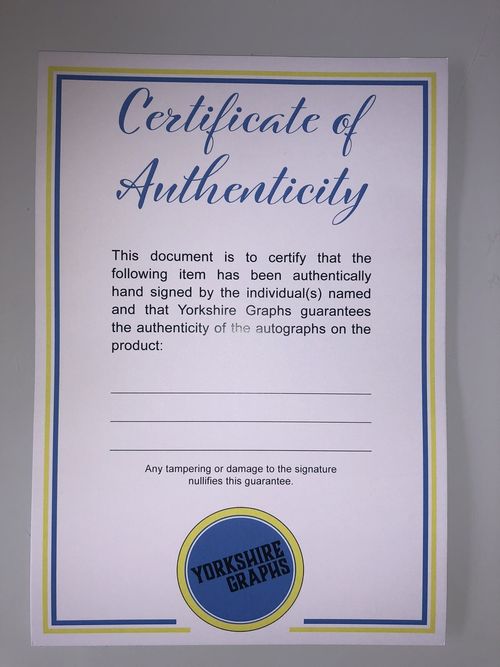 2026 Leeds Rhinos Squad Signed Street Sign COA — image 2