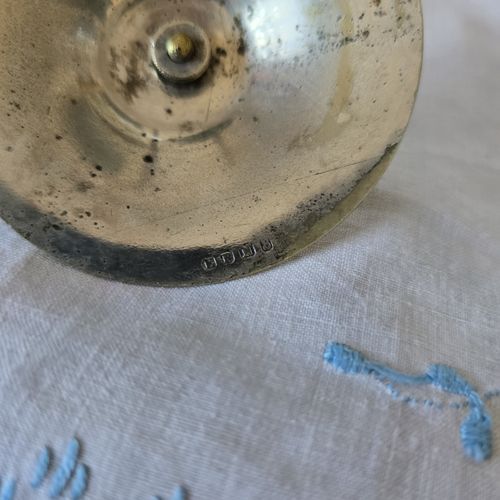 Vintage Cut Glass Preserve Jar EPNS Silver Plate Lid Condiment Pot 12cm — image 9