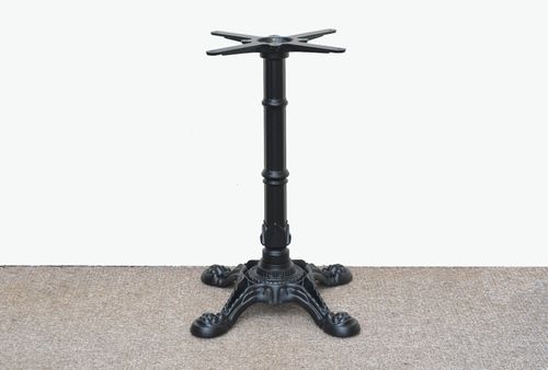 black premium cast iron table base dining restaurant cafe pub - ornate — image 2