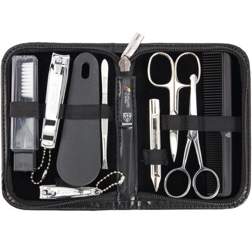 10-Piece Manicure Pedicure Grooming Kit - Nail Care Set with Tweezers, Clipper & — image 2