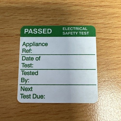 Pat Test Labels 1000 Passed Stickers for Electrical