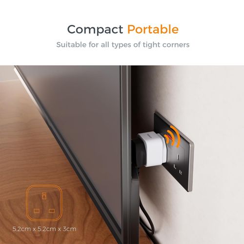 White Remote Control Plug Socket with 30M Range Wireless Light Switch for Home — image 6