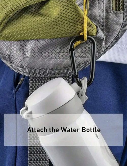 6 Pack Heavy Duty Carabiner Clip Screw Lock D Ring Keychain Hook — image 4