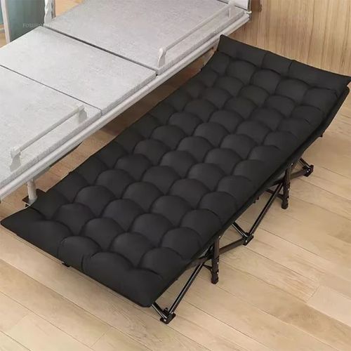 Camping Cot Heavy-Duty Portable Camping Bed  Folding Sleeping Bed with Mattress — image 6