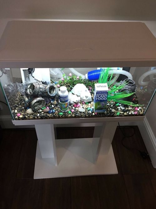 **BRAND NEW** Fish Tank Aquarium & Optional Stand: Heater, Filter & More Include — image 4