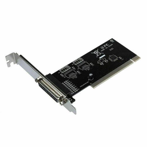 DB25 Parallel Port IEEE 1284 Printer PCI Controller Card Adapter Black — image 3