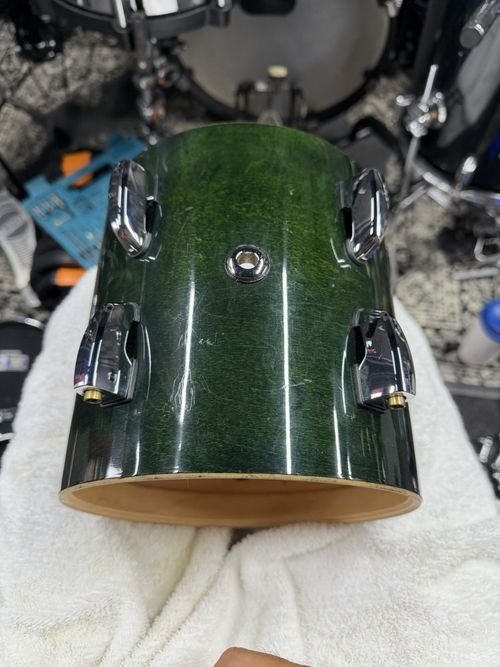 Pearl Masters Custom 8”/8” Tom Emerald Mist — image 6