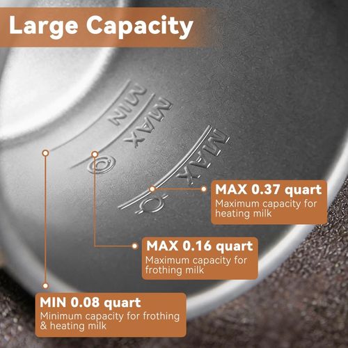 4-in-1 Electric Milk Frother & Warmer Automatic Hot Cold Foam Coffee Latte Choc — image 18