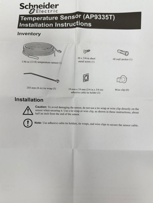 AP9335T APC Temperature Sensor Probe Installation Kit — image 5