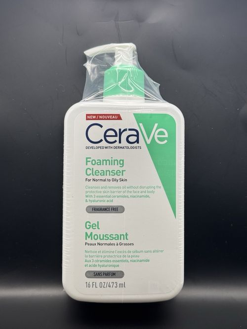CeraVe Foaming Cleanser 473ml Face Wash Normal to Oily Skin  — image 2