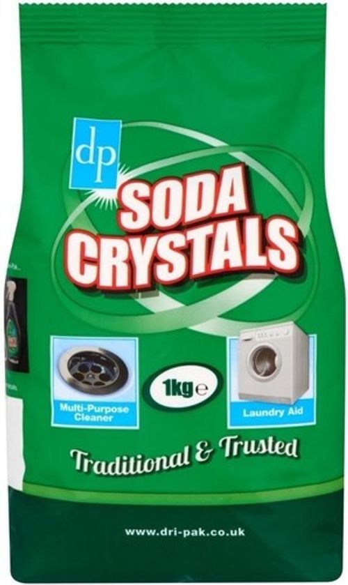 1kg DRI PACK SODA CRYSTALS MULTI PURPOSE CLEANER LAUNDRY AID WATER SOFTENER