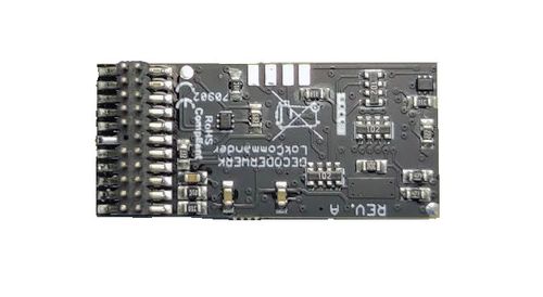70902 PLUX22 2A DCC / MM Locomotive Decoder With Susi, 8 Outputs, Full Beam, — image 1