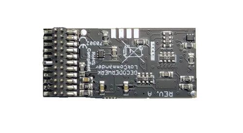 70902 PLUX22 2A DCC / MM Locomotive Decoder With Susi, 8 Outputs, Full Beam,