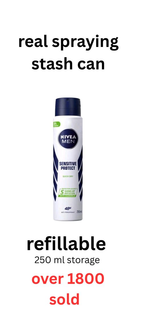 ACTUALLY SPRAYS Stash Can/Hidden  Deodorant Secret Compartment  Refillable Spray — image 3