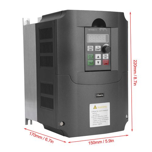 7.5KW Single to 3 Phase Variable Frequency Drives 220V 380V CNC Motor Speed — image 3
