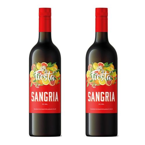 La Fiesta 5% ABV Sangria 2 x 75cl Bottles