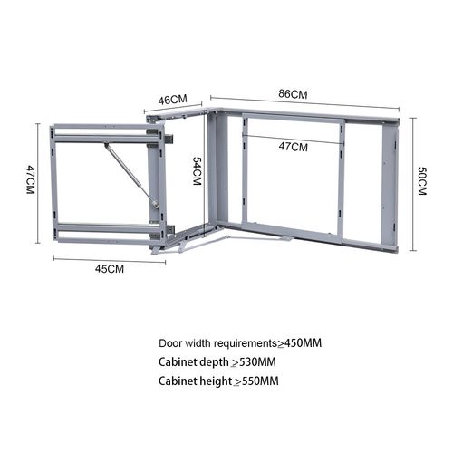 Pull Out Kitchen Magic Corner Baskets Cupboard Larder Storage Shelf Soft Close — image 9