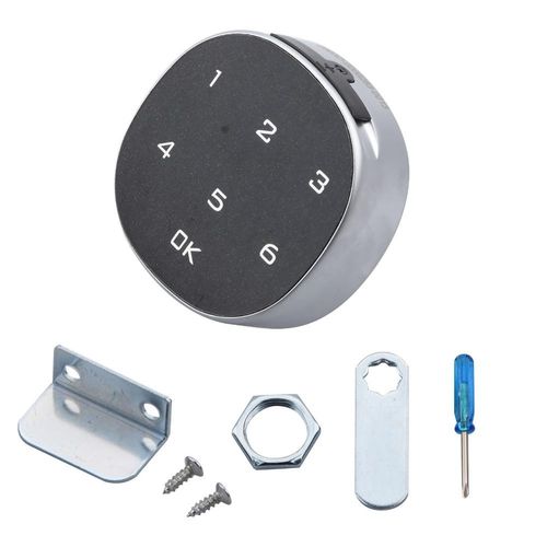 Zinc Alloy Touch Screen Electronic Password Lock Security Lock Cabinet Digital S — image 5