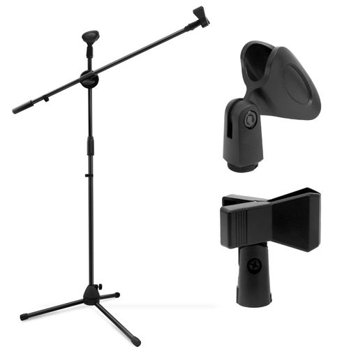 Professional Adjustable Microphone Mic Stand Boom Arm Holder Tripod Stage Studio — image 4