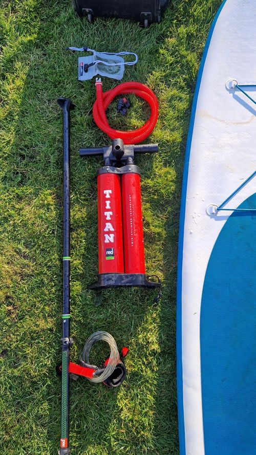 Red Paddle Co Ride 10'6 Inflatable Stand Up Paddle Board Complete — image 3